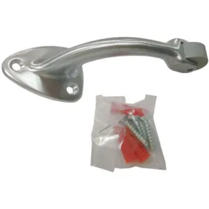 APPROVED VENDOR 33J812 Curved Roller Stop Satin Chrome Screw-in | AC6ERX