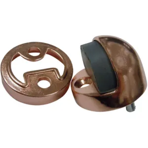 APPROVED VENDOR 33J815 Dome Door Stop Floor-mount Satin Bronze | AC6ERZ