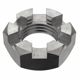 APPROVED VENDOR 354125G Hex Jam Locknut Slotted 1/2-20, 50PK | AF2XNH 6YRL3