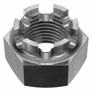 APPROVED VENDOR 371155G Hex Locknut Castlated 9/16-18, 25PK | AF2WQK 6YHK4