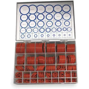 APPROVED VENDOR 3CVZ8 O-ring Assortment Silicone 436 Piece 36szs | AC8PAM