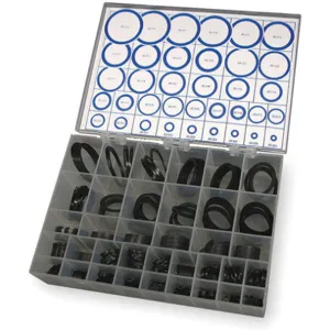 APPROVED VENDOR 3CVZ9 Backup Ring Assortment Buna 293 Pieces 36 Sizes | AC8PAN