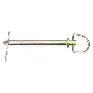 APPROVED VENDOR U39665.037.0400 Hitch Pin Standard Steel Zinc 3/8 x 4 3/8 L | AC9MRQ 3HLL9