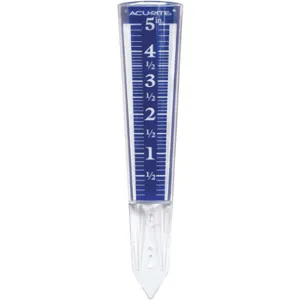 APPROVED VENDOR 3KLT2 Blue Magnifying Rain Gauge | AC9VGW