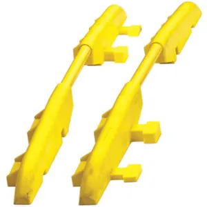 APPROVED VENDOR 3KWU7 Ada Rail For AC9WBR Yellow 55.5 x 2 Inch | AC9WBT