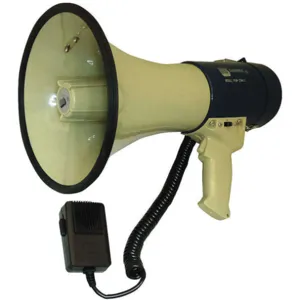 APPROVED VENDOR 3YMN1 Megaphone Diameter 9 Inch Range 1 Mile | AD3EJL 4PD84