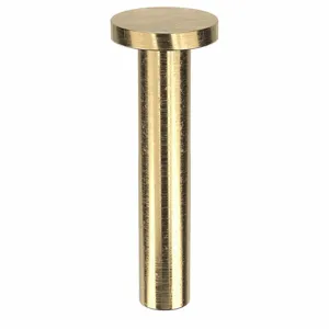 APPROVED VENDOR 41B0616 Rivet Flat 3/16 Inch Diameter 1 Inch Length, 80PK | AE9PFY 6LA54