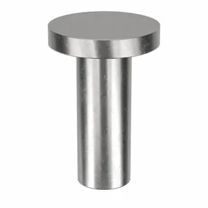 APPROVED VENDOR 41F0608-EA-100 Rivet Flat 3/16 Diameter 1/2 Inch Length, 100PK | AE9NDQ 6KY84