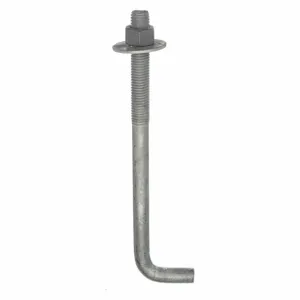 APPROVED VENDOR 45112 Anchor Bolt L Hook 3/8-16 X 1-3/4 Inch | AB6LTX 21Y486