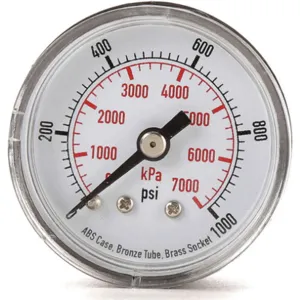 APPROVED VENDOR 4EFD3 Pressure Gauge Test 1-1/2 In | AD7GGL