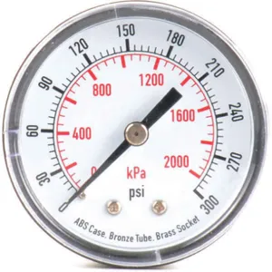 APPROVED VENDOR 4EFD9 Pressure Gauge Test 2 In | AD7GGT