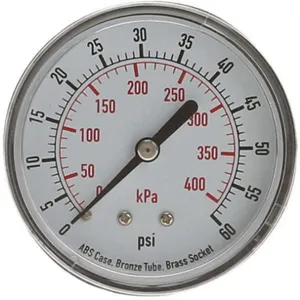 APPROVED VENDOR 4EFE4 Pressure Gauge Test 2-1/2 In | AD7GGX