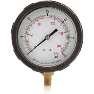 APPROVED VENDOR 4EFF3 Pressure Gauge Test 4 In | AD7GHF