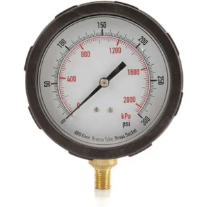 APPROVED VENDOR 4EFF8 Pressure Gauge Test 4 In | AD7GHL