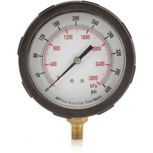 APPROVED VENDOR 4EFF9 Pressure Gauge Test 4 In | AD7GHM