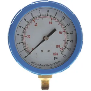 APPROVED VENDOR 4EFG1 Pressure Gauge Test 4 In | AD7GHN