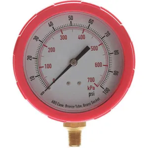 APPROVED VENDOR 4EFJ2 Pressure Gauge Test 4 In | AD7GJJ