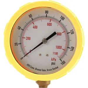 APPROVED VENDOR 4EFK2 Pressure Gauge Test 4 In | AD7GJU