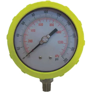 APPROVED VENDOR 4EFK3 Pressure Gauge Test 4 In | AD7GJV