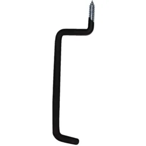 APPROVED VENDOR 4ERY1 Screw Inch Hook Black Vinyl Coated | AD7JPQ 4ERY2