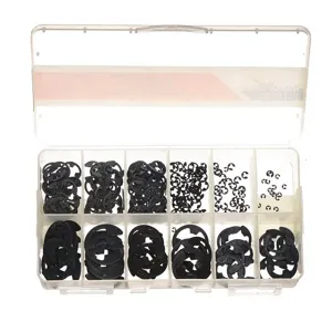 APPROVED VENDOR DISP-E300HC E Style Ring Assortment 9 Szs, 300 Pieces | AD7KWR 4F414