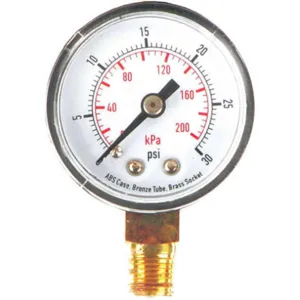 APPROVED VENDOR 4FLP9 Pressure Gauge Test 1-1/2 In | AD7MYY