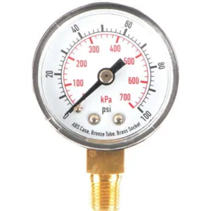 APPROVED VENDOR 4FLR2 Pressure Gauge Test 1-1/2 In | AD7MZA