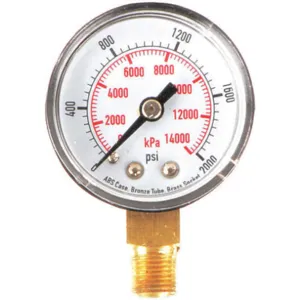 APPROVED VENDOR 4FLR9 Pressure Gauge Test 1-1/2 In | AD7MZH