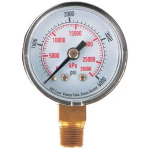 APPROVED VENDOR 4FLT2 Pressure Gauge Test 1-1/2 In | AD7MZK