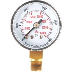 APPROVED VENDOR 4FLT3 Pressure Gauge Test 1-1/2 In | AD7MZL