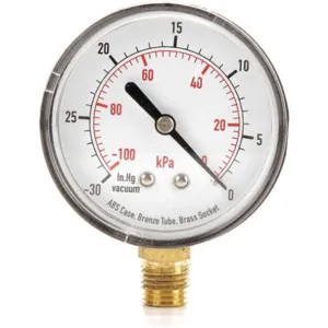 APPROVED VENDOR 4FLV4 Vacuum Gauge Test 2-1/2 In | AD7NAG