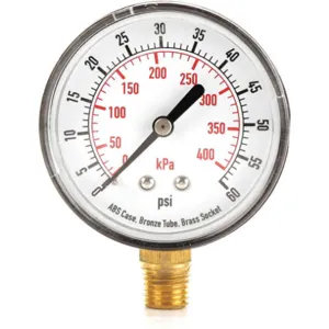 APPROVED VENDOR 4FLV8 Pressure Gauge Test 2-1/2 In | AD7NAL