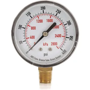 APPROVED VENDOR 4FLW4 Pressure Gauge Test 2-1/2 In | AD7NAR