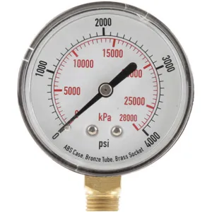 APPROVED VENDOR 4FLW9 Pressure Gauge Test 2-1/2 In | AD7NAX