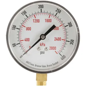 APPROVED VENDOR 4FLY3 Pressure Gauge Test 3-1/2 In | AD7NBK