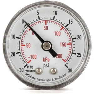 APPROVED VENDOR 4FLZ3 Compound Gauge Test 1-1/2 In | AD7NBV