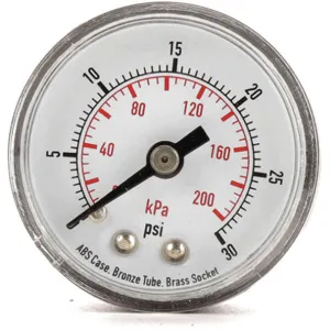 APPROVED VENDOR 4FLZ6 Pressure Gauge Test 1-1/2 In | AD7NBY