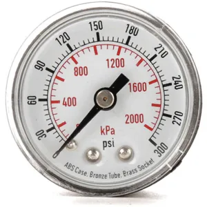 APPROVED VENDOR 4FMA1 Pressure Gauge Test 1-1/2 In | AD7NCC