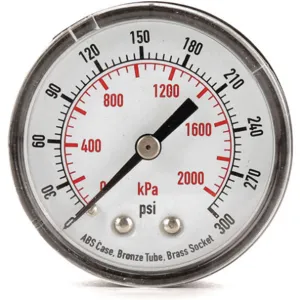 APPROVED VENDOR 4FMC9 Pressure Gauge Test 2 In | AD7NCW