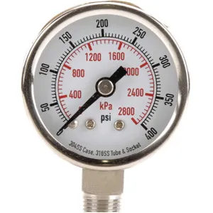 APPROVED VENDOR 4FMJ6 Pressure Gauge Test 1-1/2 In | AD7NFB