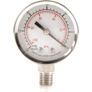 APPROVED VENDOR 4FMK3 Vacuum Gauge Test 2 In | AD7NFH