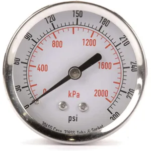 APPROVED VENDOR 4FMW8 Pressure Gauge Test 2-1/2 In | AD7NJR