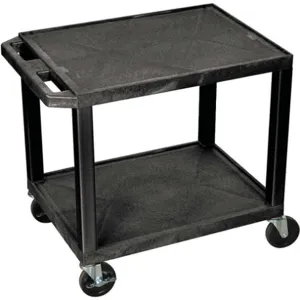 APPROVED VENDOR 4HRK3 Utility Cart 150 Lb. Load Capacity Resin | AD8BCW 4HRU7