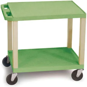 APPROVED VENDOR 4HRU7 Utility Cart 150 Lb. Capacity Resin 3 Shelves | AD8BDX