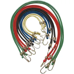 APPROVED VENDOR 4HXF7 Bungee Cord Assortment Hook 36 Inch Length - Pack Of 10 | AD8CNN