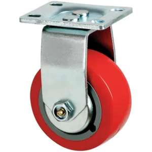 APPROVED VENDOR 4HXJ1 Rigid Plate Caster 600 Lb 4 Inch Diameter | AD8CPL