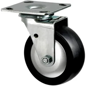 APPROVED VENDOR 4HXK9 Swivel Plate Caster 600 Lb 4 Inch Diameter | AD8CQE