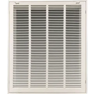 APPROVED VENDOR 4JRT8 Return Air Filter Grille 25 x 20 Inch White | AD8FCM