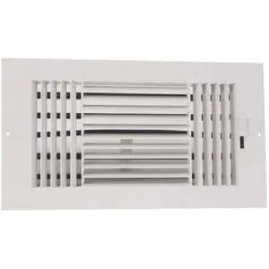 APPROVED VENDOR 4JRU3 Sidewall/ceiling Register 3-way | AD8FCR