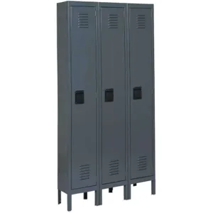 APPROVED VENDOR 4KCR2 Unassembled Locker 1 Tier Width 54 Depth 21 Height 78 Gray | AD8GGW